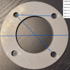 Flange ø114 mål
